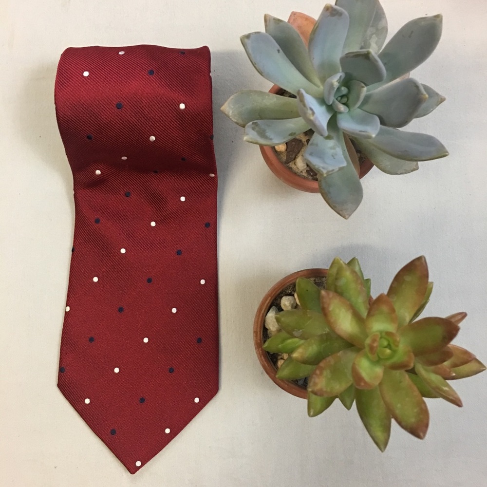 Banana‎ Republic Polka Dot 100% Silk Tie Men’s
